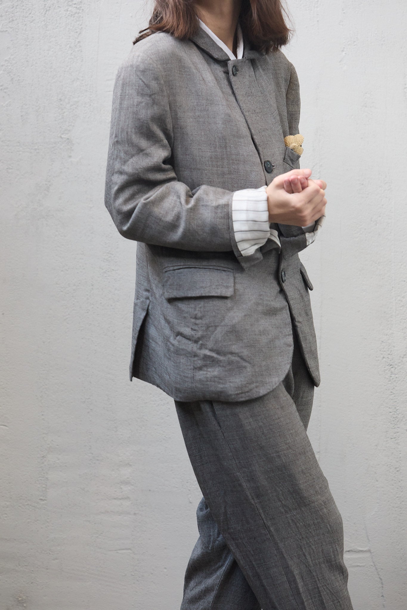 Geoffrey B. Small Women's Classic 4 Button Jacket In Parisotto Venue Geo & Teddy Bear