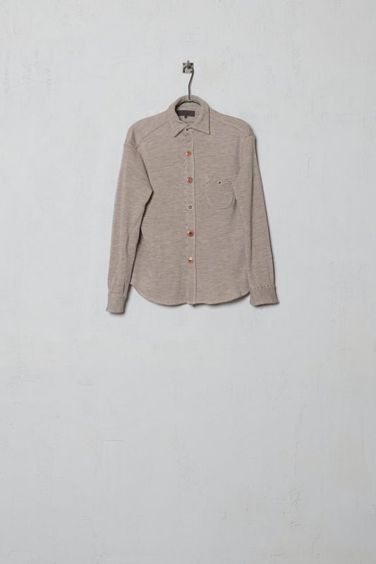 Geoffrey B. Small Men's Jersey Knit Shirt In Biella Wool