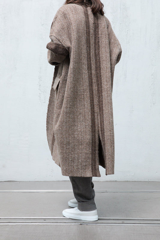 Amy Revier Haunui Wool Coat For Autumn Rain