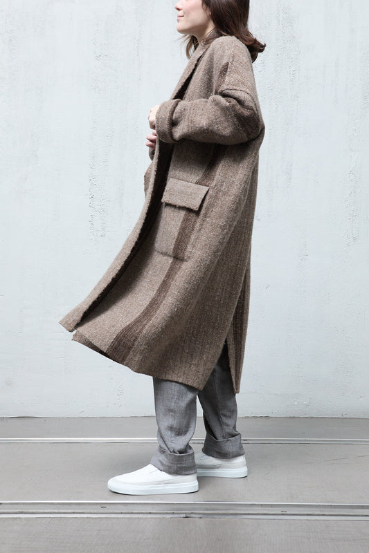 Amy Revier Haunui Wool Coat For Autumn Rain