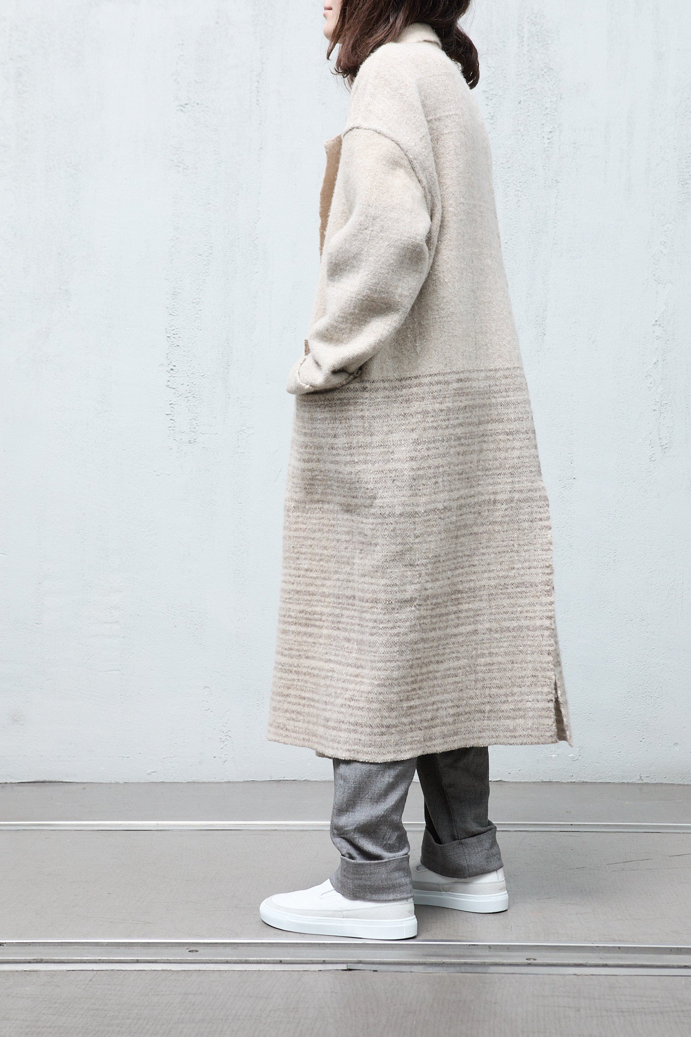 Amy Revier Haunui Wool Over Fault Lines Coat