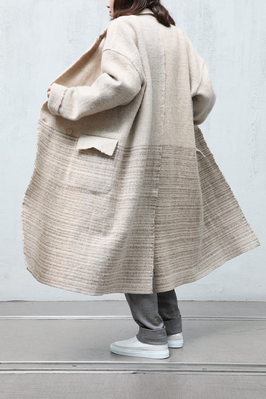 Amy Revier Haunui Wool Over Fault Lines Coat
