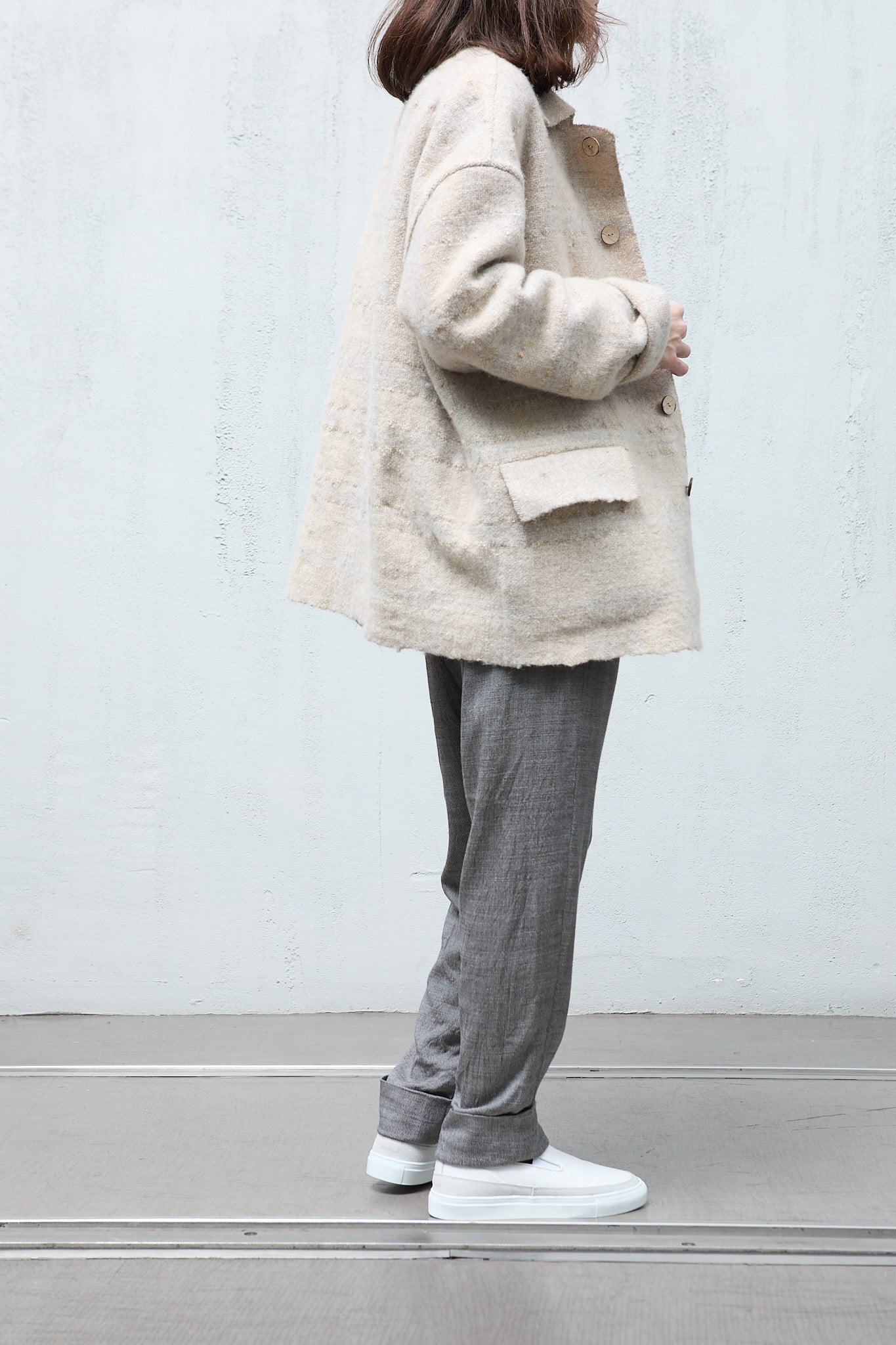Amy Revier Haunui Wool Short Winds Coat