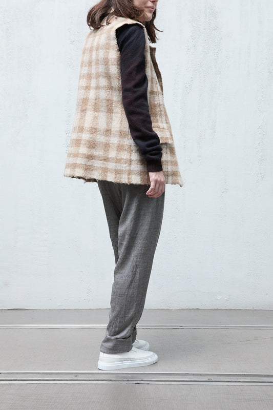 Amy Revier Haunui Wool For The Mist Gilet