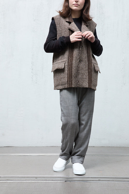 Amy Revier Haunui Wool Gilet For Autumn Rain