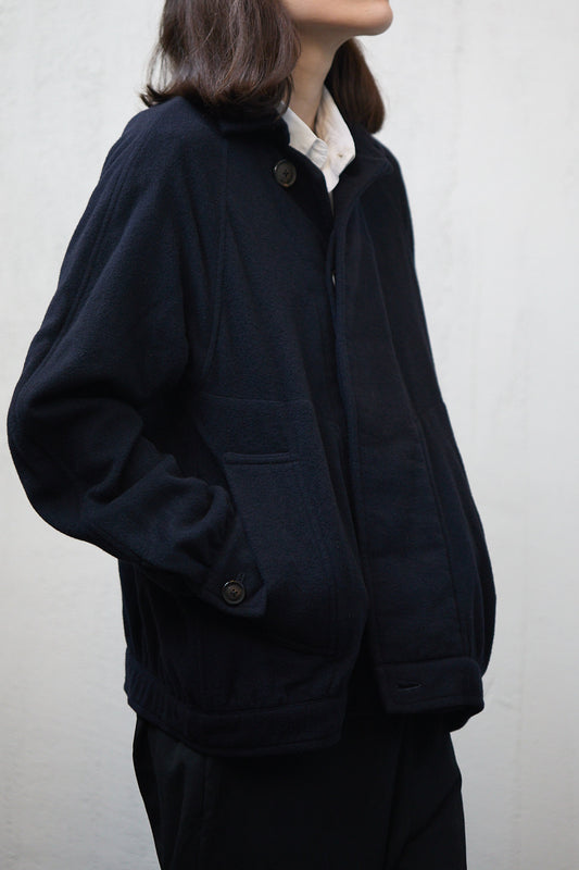 Geoffrey B. Small Women's Oversize Blouson Jacket In Biella Cashmere Yak