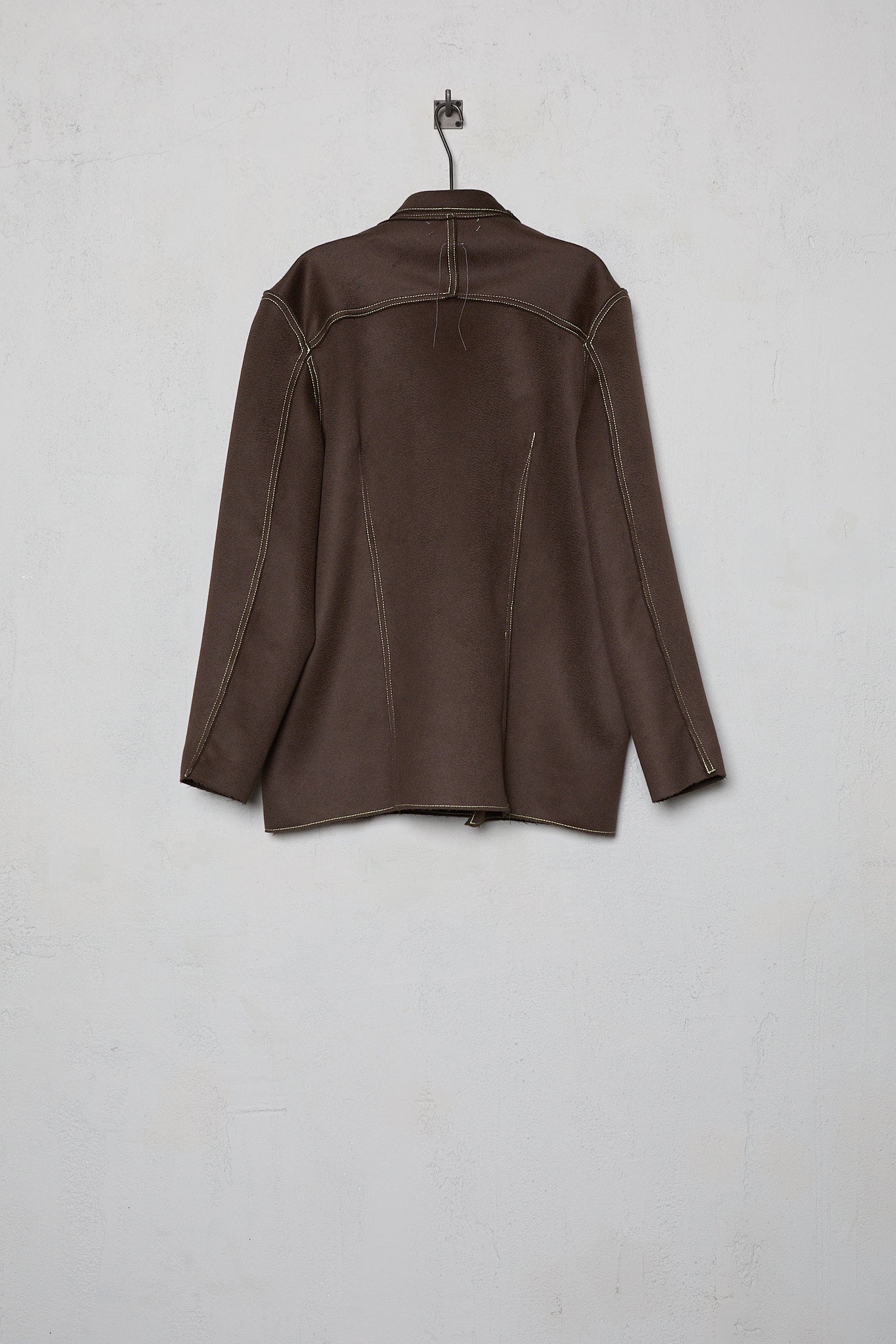 Anecho Men's Tailored Crossover Jacket in Cashmere