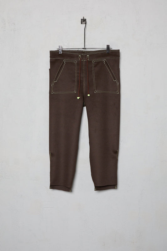 Anecho Men's Drawstring Trouser in Cashmere