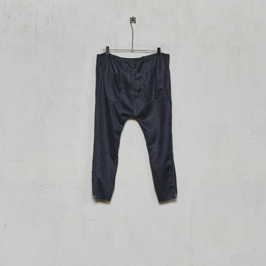 Anecho Men's Drawstring Trouser in Double Faced Cashmere