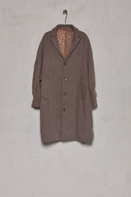 Geoffrey B. Small Men's Oversize Overcoat in La Columbina 'Alpago' wool