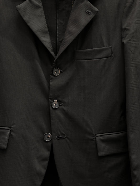 Geoffrey B. Small Women's Classic Jacket in Biella Superlight Tropical Wool Plaid