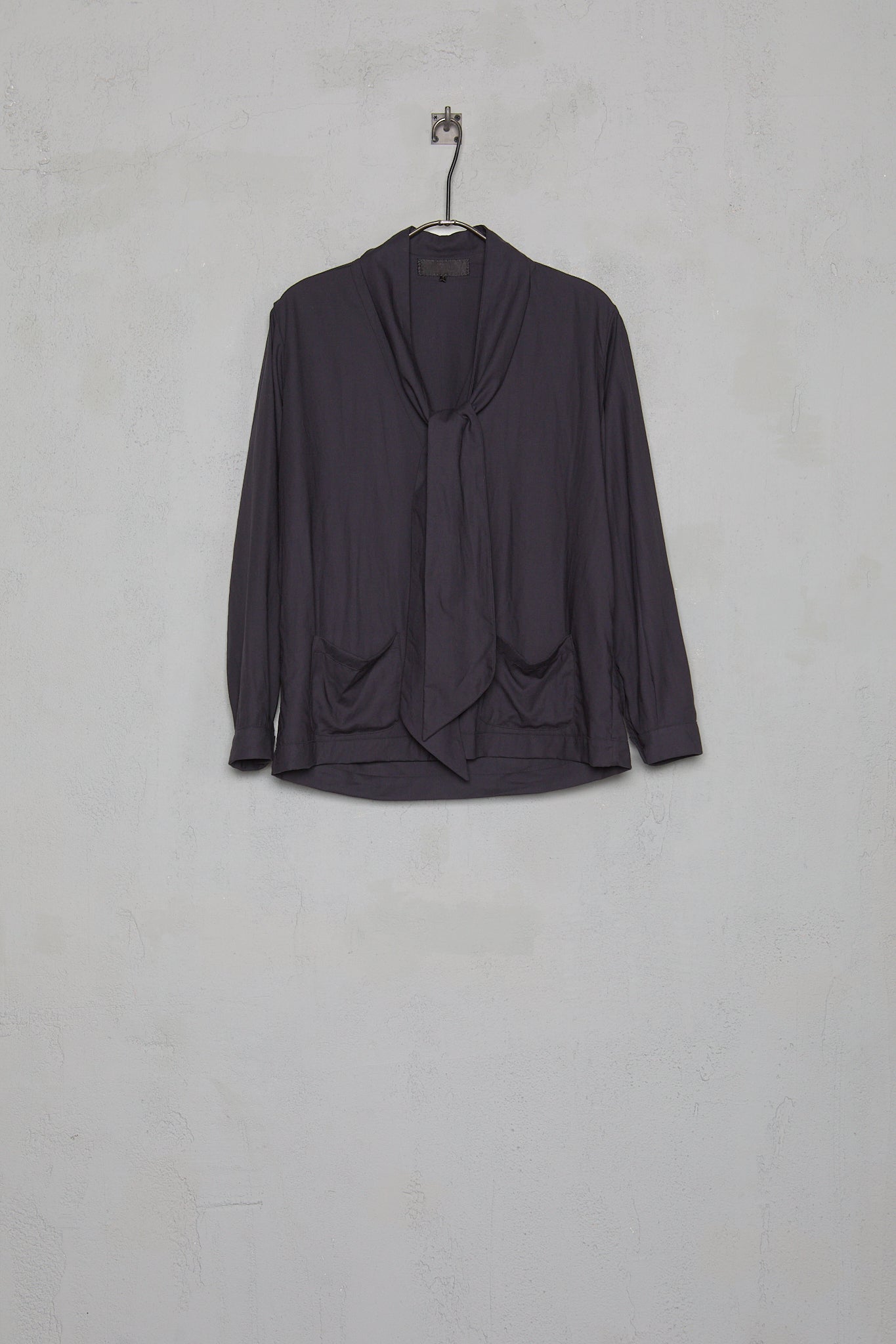 Geoffrey B. Small Women's V-Neck Shirt Jacket and Scarf in Piacenza 1733 Alashan Breath Cashmere