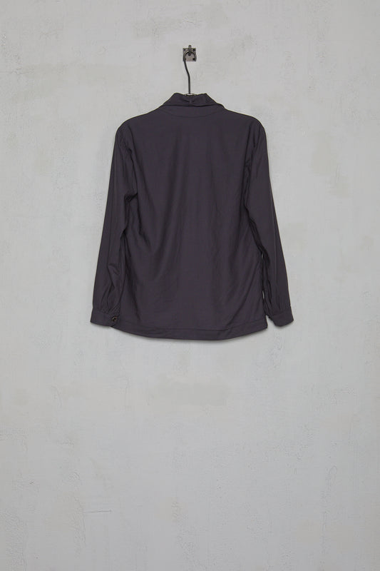 Geoffrey B. Small Women's V-Neck Shirt Jacket and Scarf in Piacenza 1733 Alashan Breath Cashmere