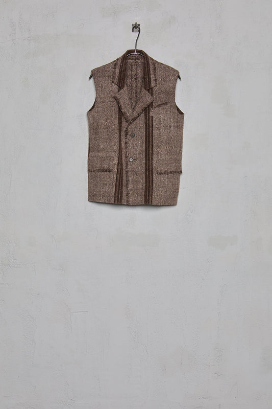 Amy Revier Haunui Wool Gilet For Autumn Rain