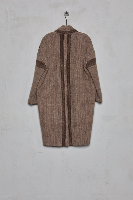 Amy Revier Haunui Wool Coat For Autumn Rain