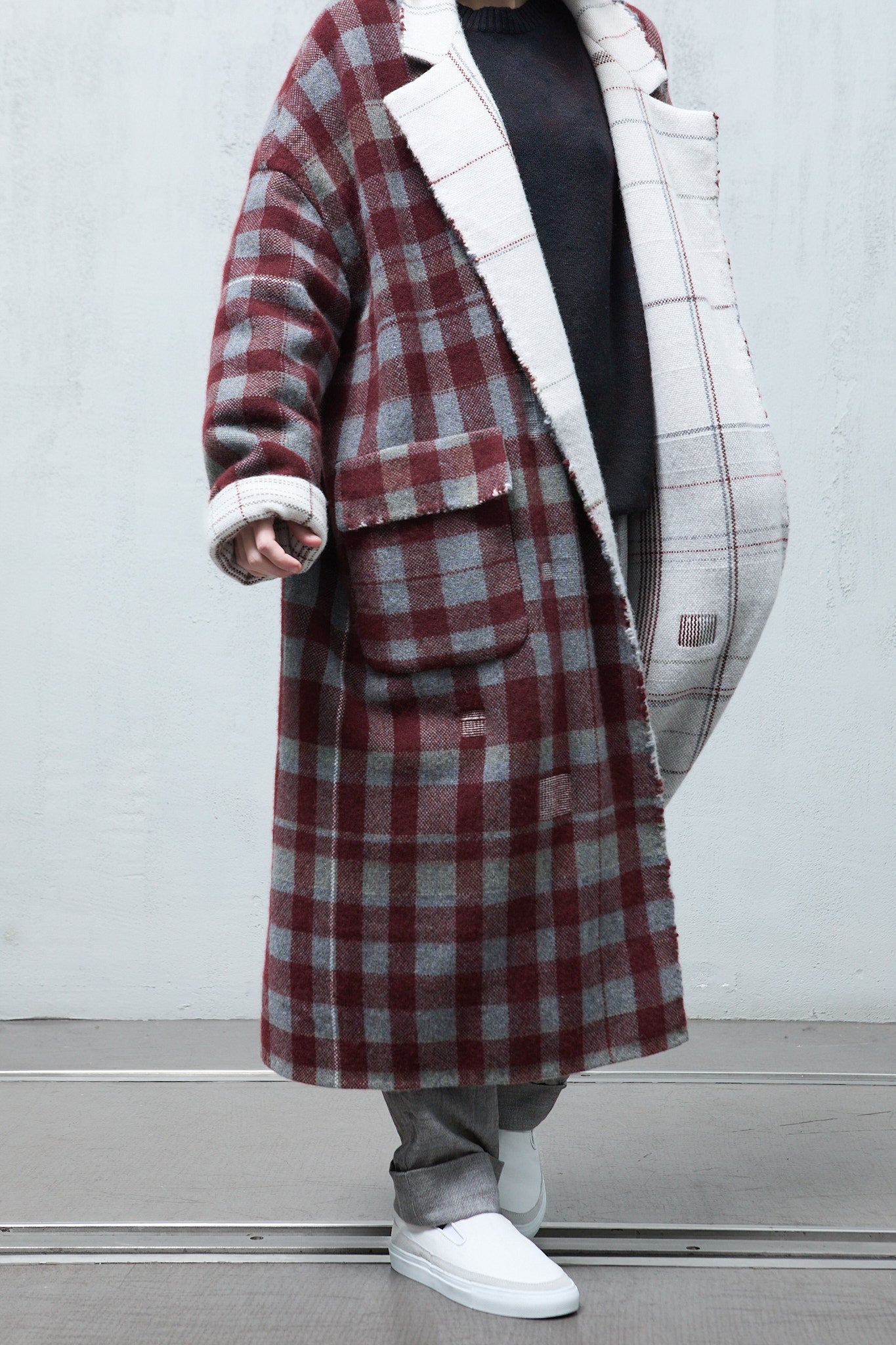 Amy Revier L.Coat: Awakened By The Cold, A Light Snow Falls