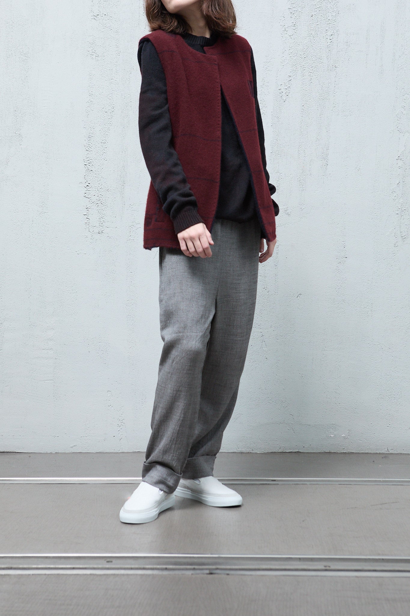 Amy Revier Gilet: Midautumn, The Mountains Are Crimson