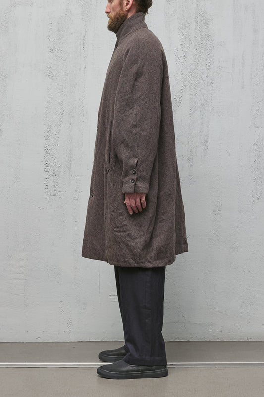 Geoffrey B. Small Men's Oversize Overcoat in La Columbina 'Alpago' wool
