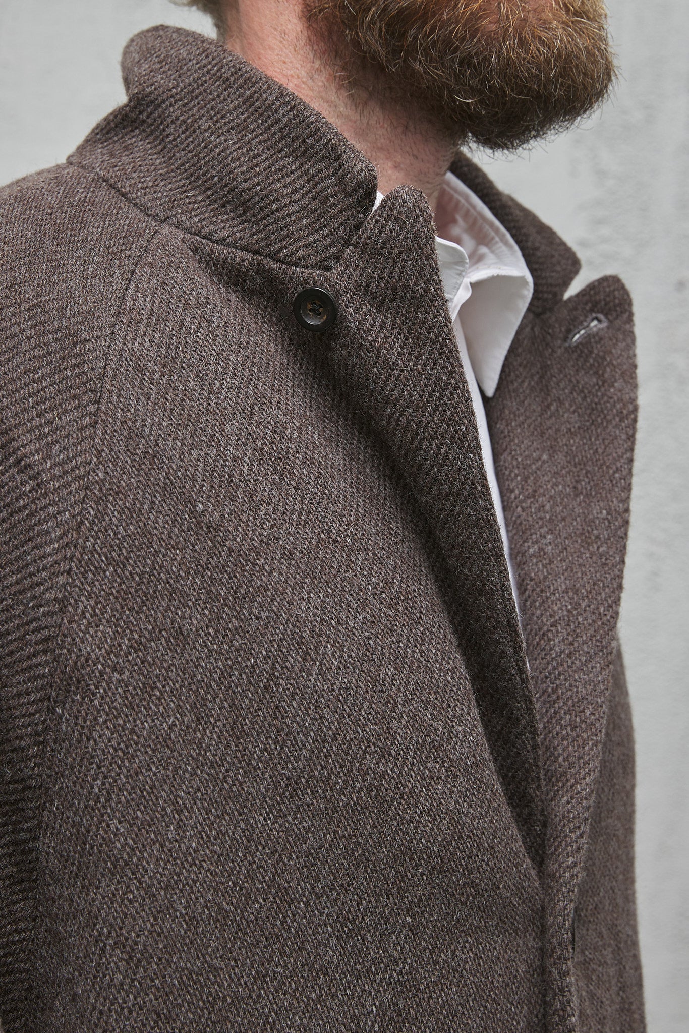 Geoffrey B. Small Men's Oversize Overcoat in La Columbina 'Alpago' wool