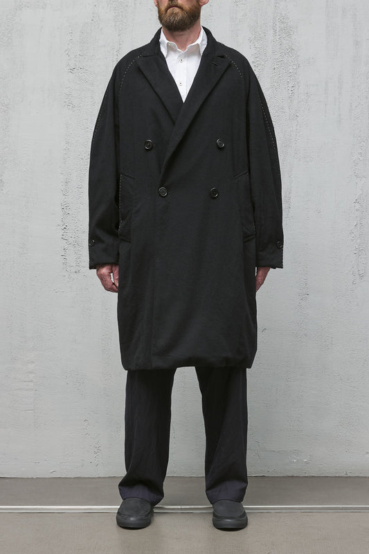 Geoffrey B. Small Oversized Large Volume Coat in Alashan 2-Ply Cashmere