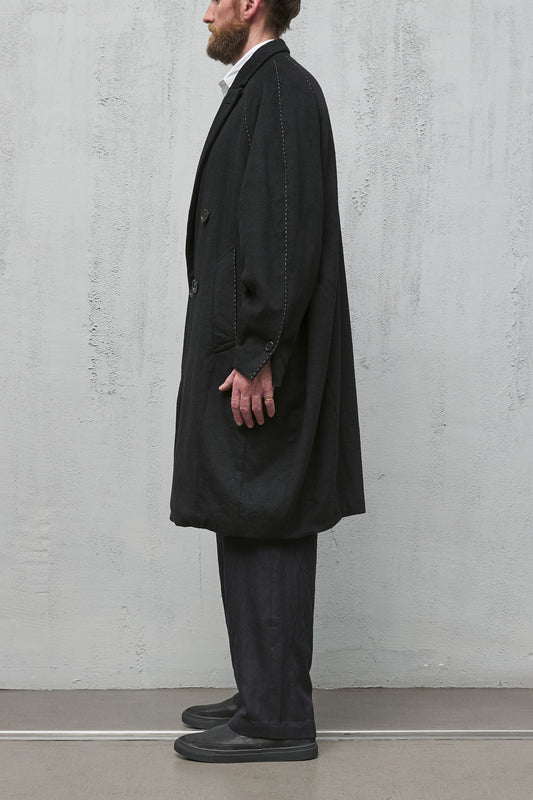 Geoffrey B. Small Oversized Large Volume Coat in Alashan 2-Ply Cashmere