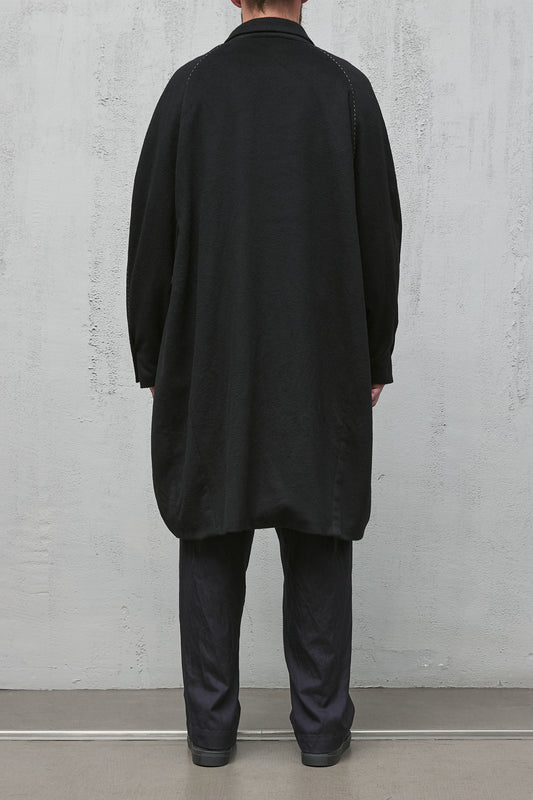 Geoffrey B. Small Oversized Large Volume Coat in Alashan 2-Ply Cashmere