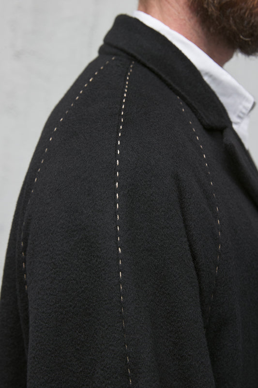 Geoffrey B. Small Oversized Large Volume Coat in Alashan 2-Ply Cashmere