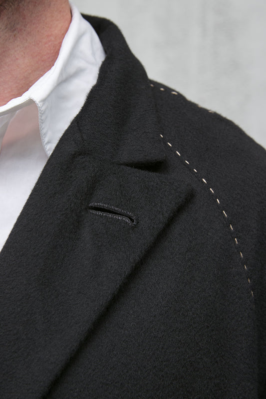 Geoffrey B. Small Oversized Large Volume Coat in Alashan 2-Ply Cashmere