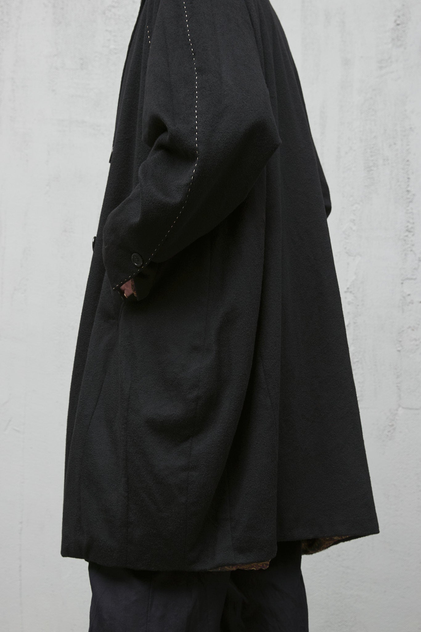 Geoffrey B. Small Oversized Large Volume Coat in Alashan 2-Ply Cashmere