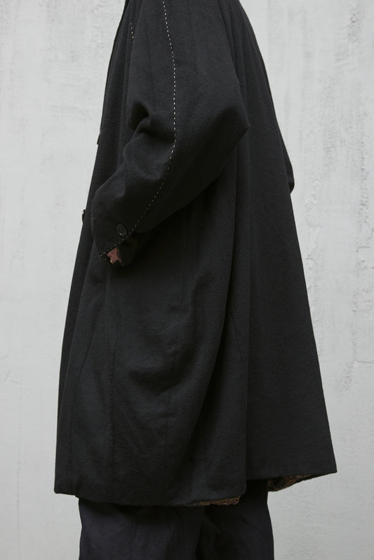 Geoffrey B. Small Oversized Large Volume Coat in Alashan 2-Ply Cashmere