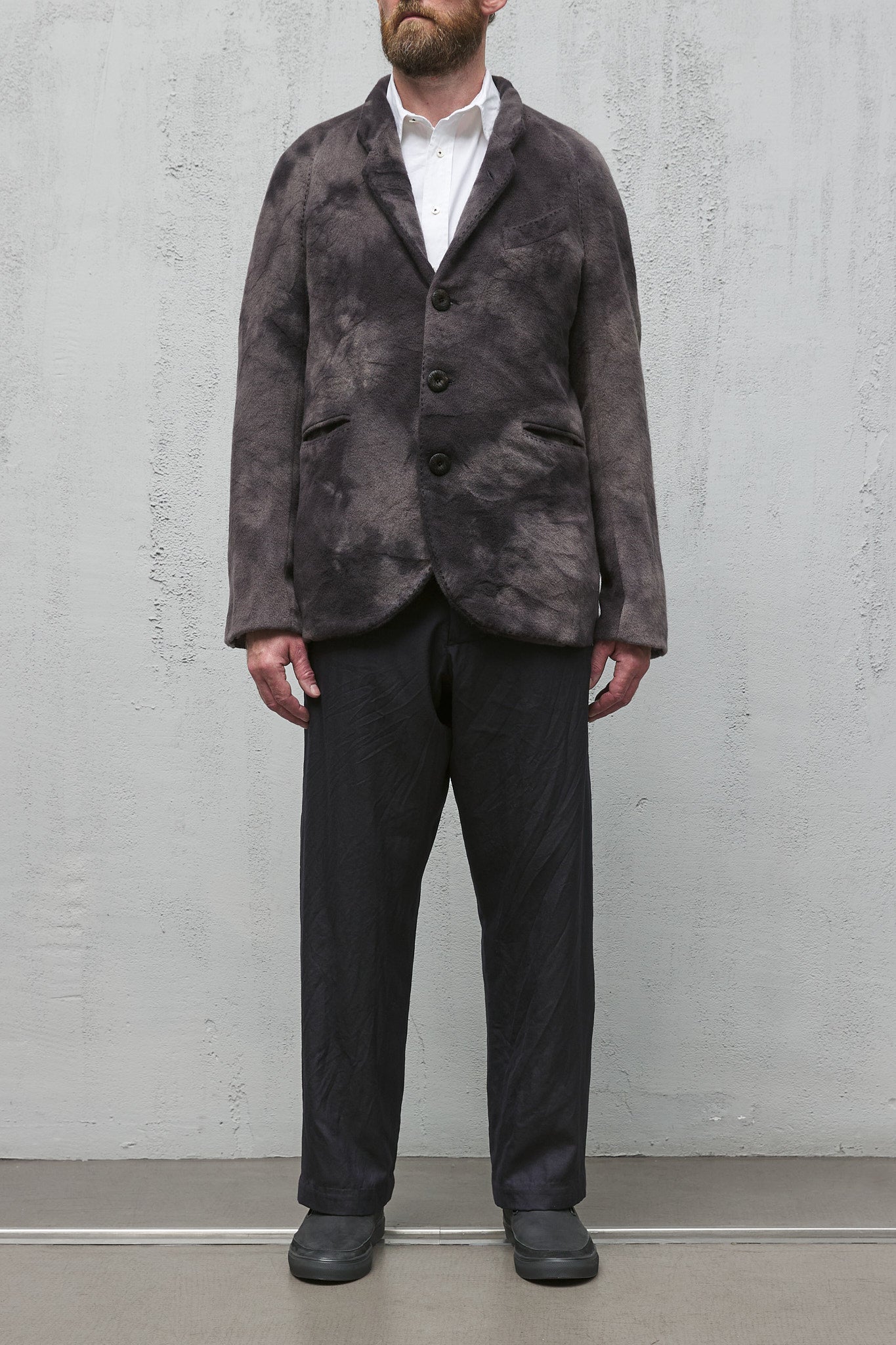 Geoffrey B. Small Men's Relaxed Fit Jacket in Piacenza Alashan 3 Ply Cashmere