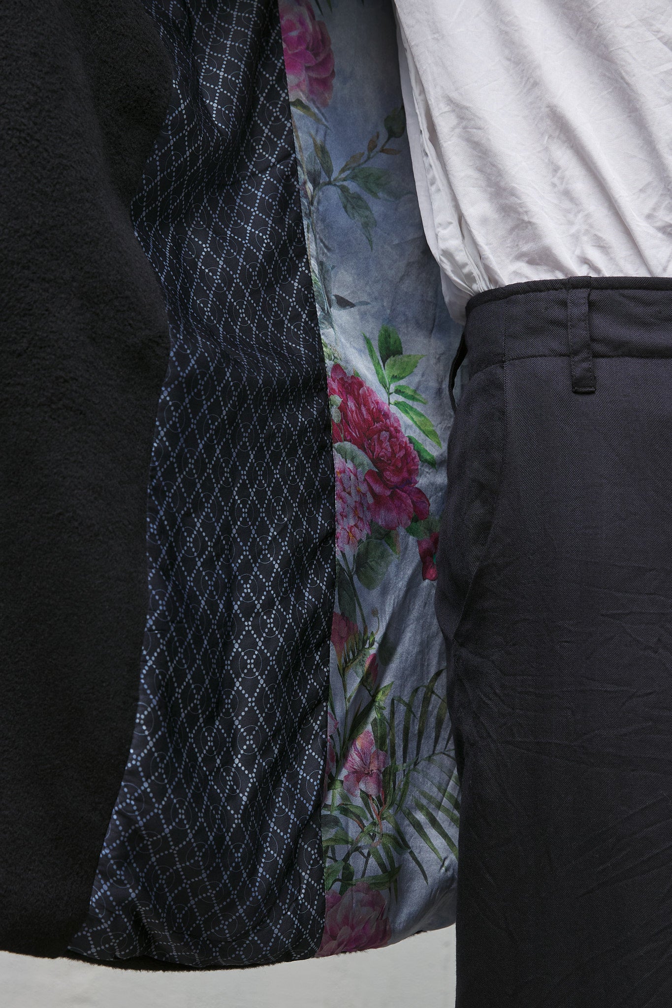 Geoffrey B. Small Men's Long Coat in Piacenza  3-Ply Alashan Cashmere superlux