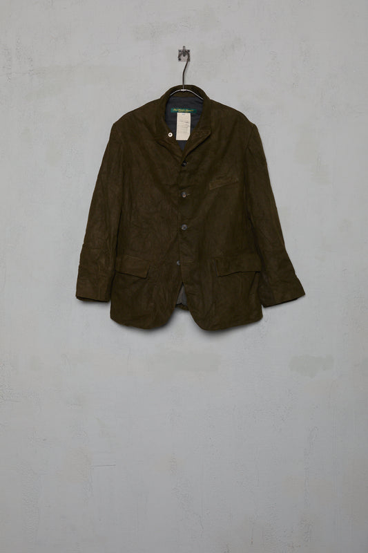 Paul Harnden Leather Derbyshire Olive Chamois