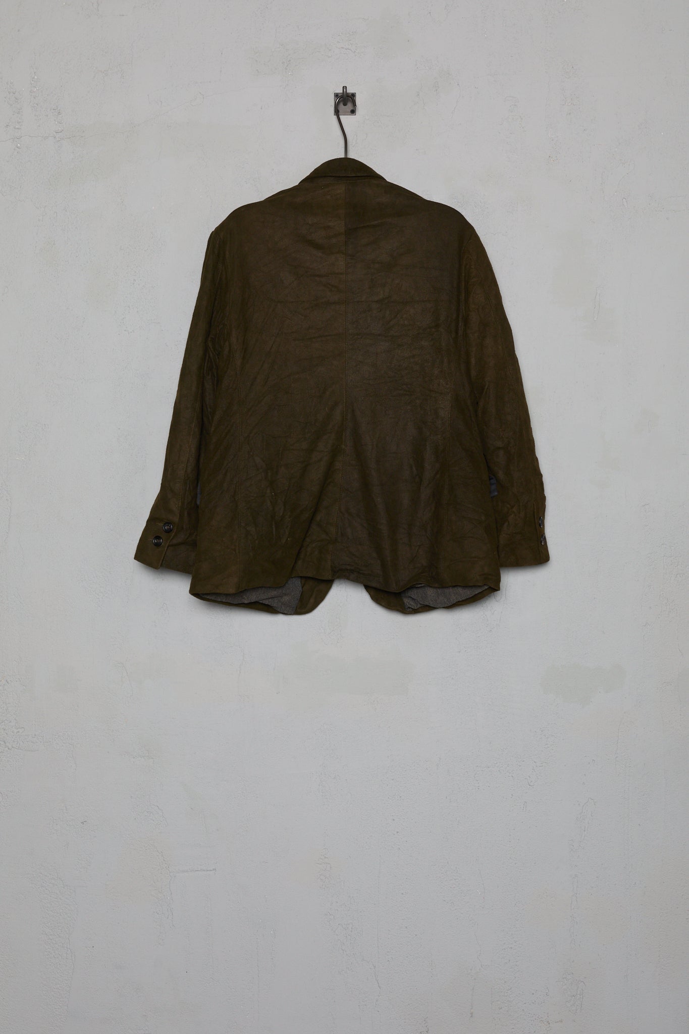 Paul Harnden Leather Derbyshire Olive Chamois