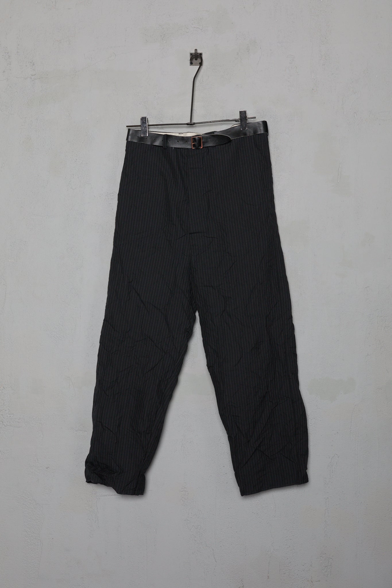 Paul Harnden Trouser and Belt Black Wool