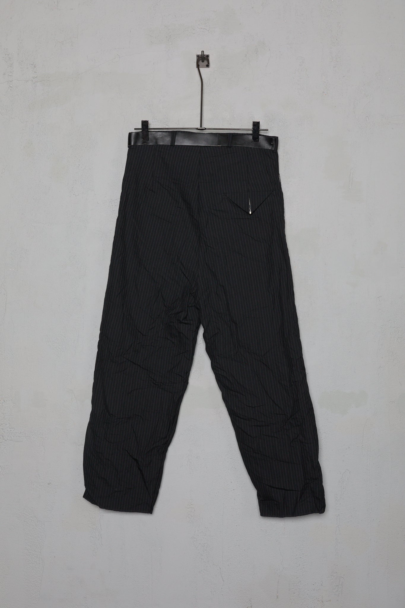 Paul Harnden Trouser and Belt Black Wool