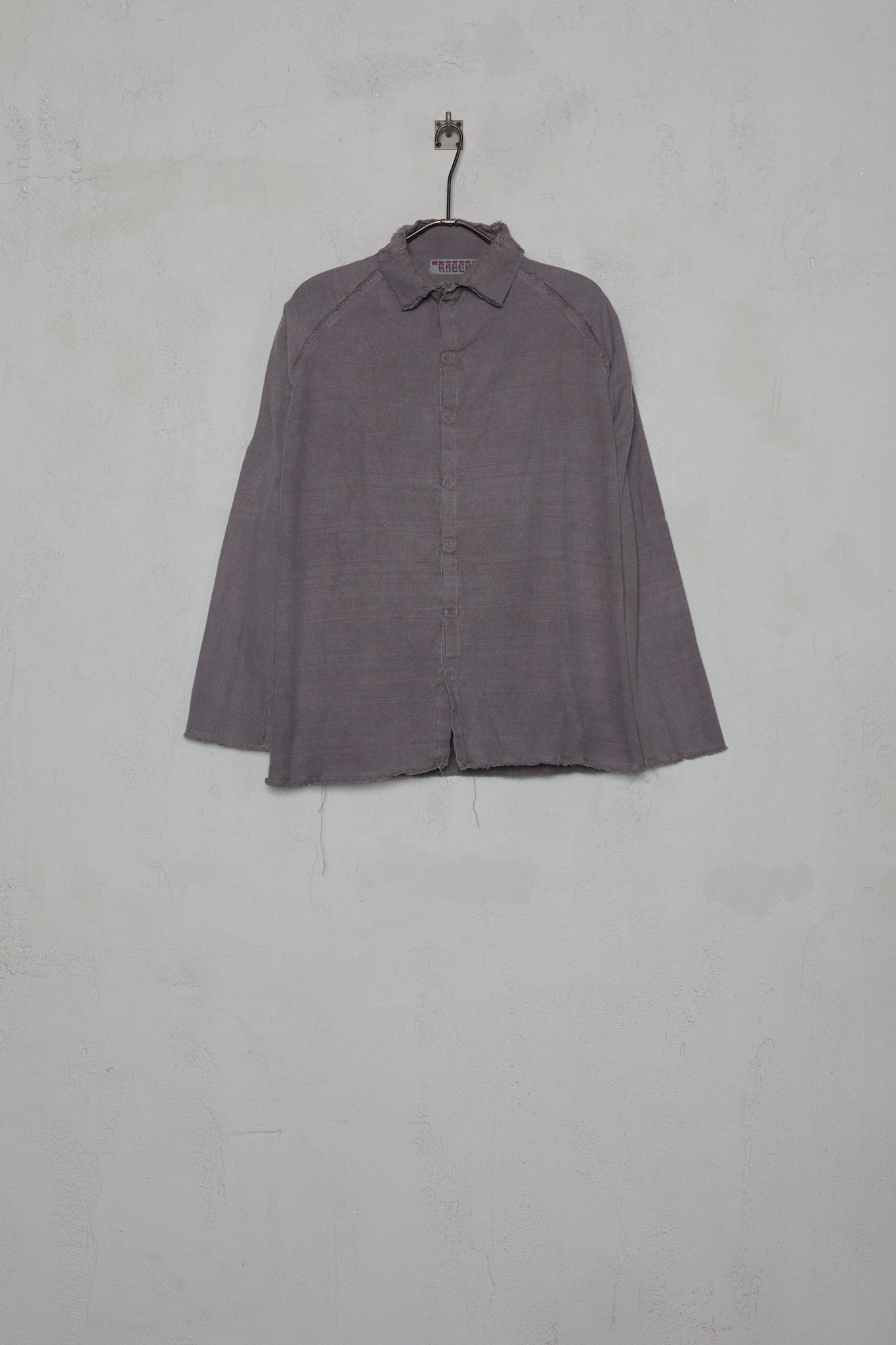 Anecho Mens Raglan Workshirt In Organic Cotton Flannel