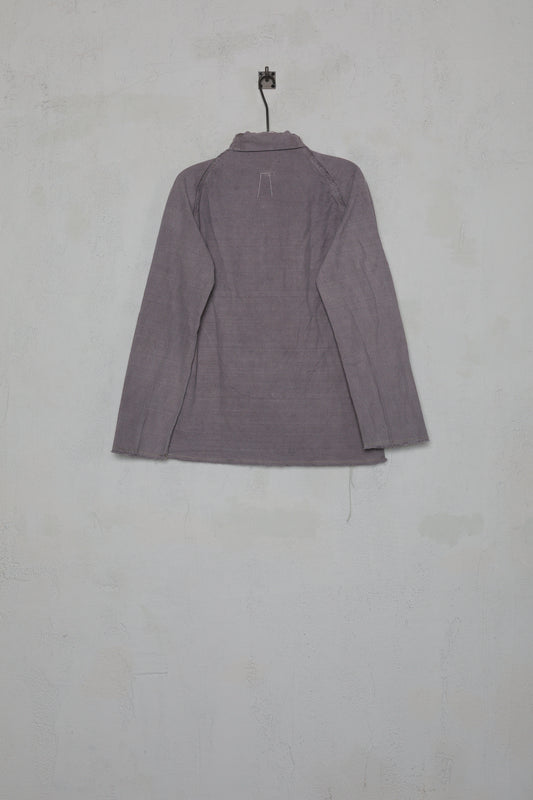 Anecho Mens Raglan Workshirt In Organic Cotton Flannel