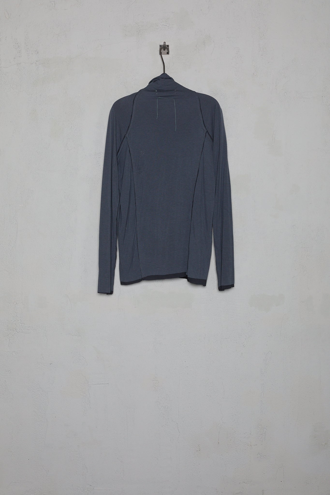 Anecho Men's Loose Turtleneck In Hand Dyed Superfine Cotton