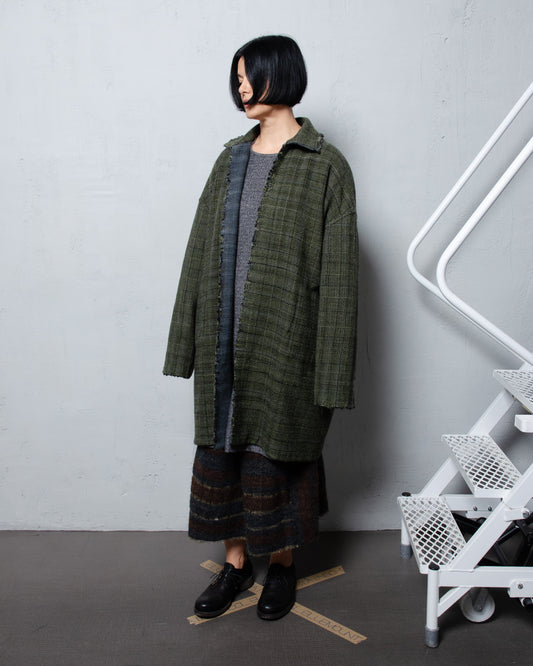 Haunui Wool Wrap Coat For Hibernation