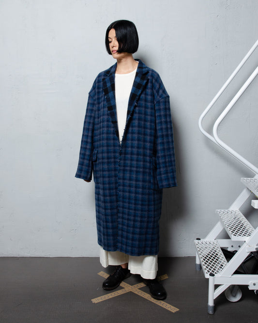Haunui Wool Wrap Coat For Walking