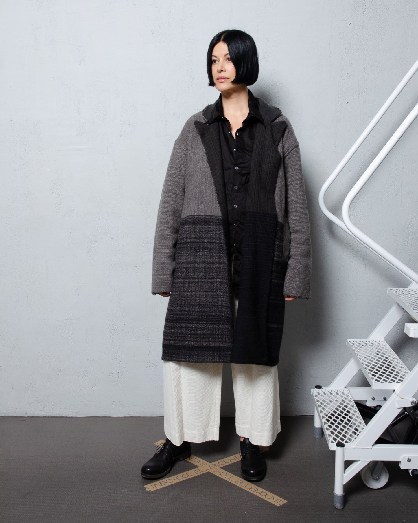 Haunui Wool Wrap Coat For Dancing