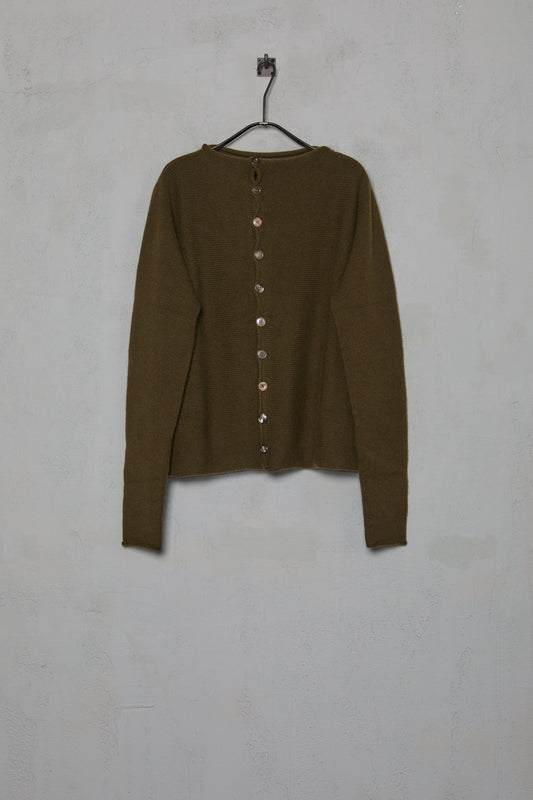 BMS Mens Cardigan in Cashmere Knit