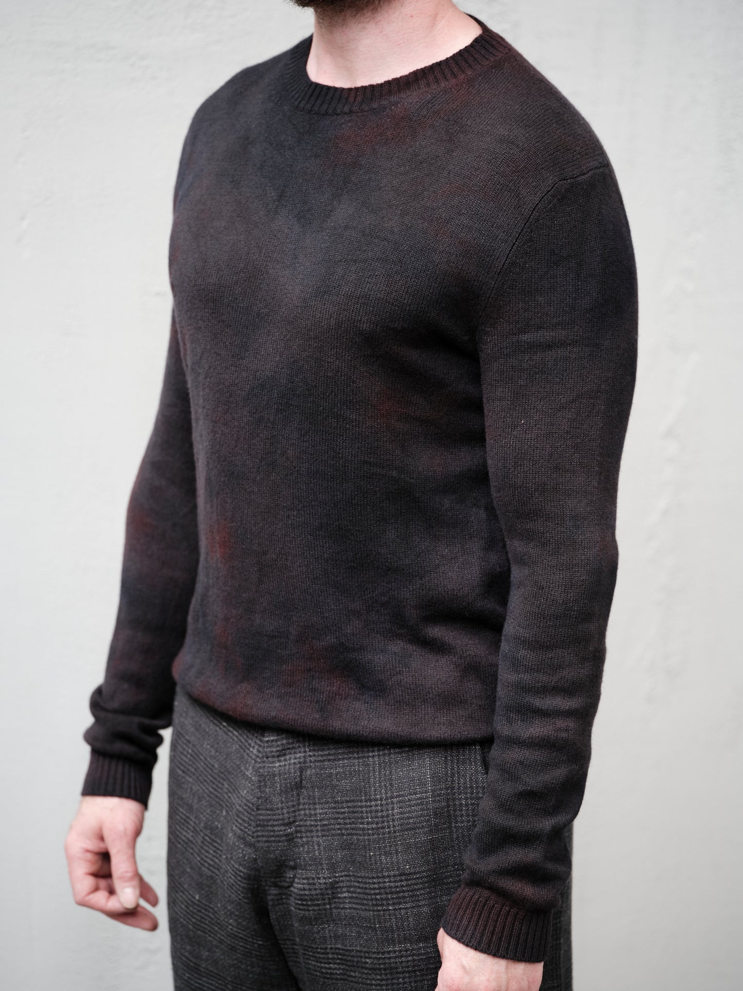 Geoffrey B. Small Men's Crew Neck Sweater in Cashmere