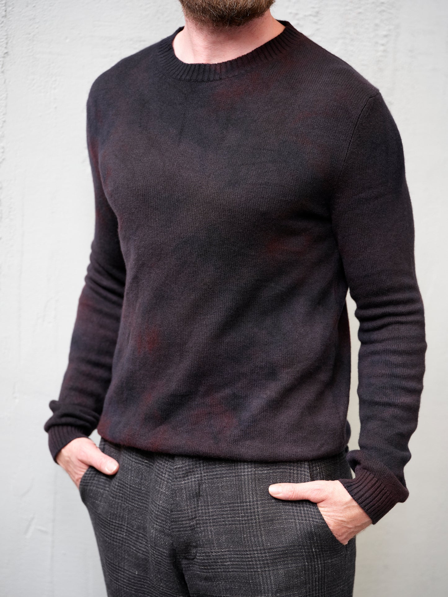 Geoffrey B. Small Men's Crew Neck Sweater in Cashmere