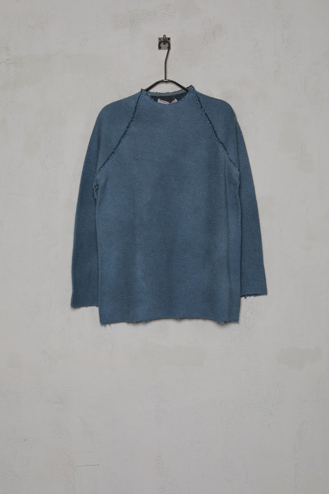 Anecho Womens Raglan Pullover Reversed Terry in Terry Cotton