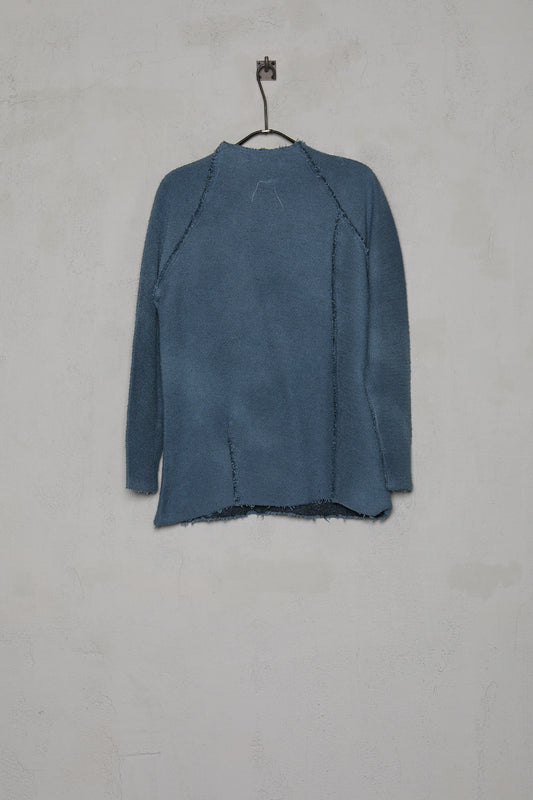 Anecho Womens Raglan Pullover Reversed Terry in Terry Cotton