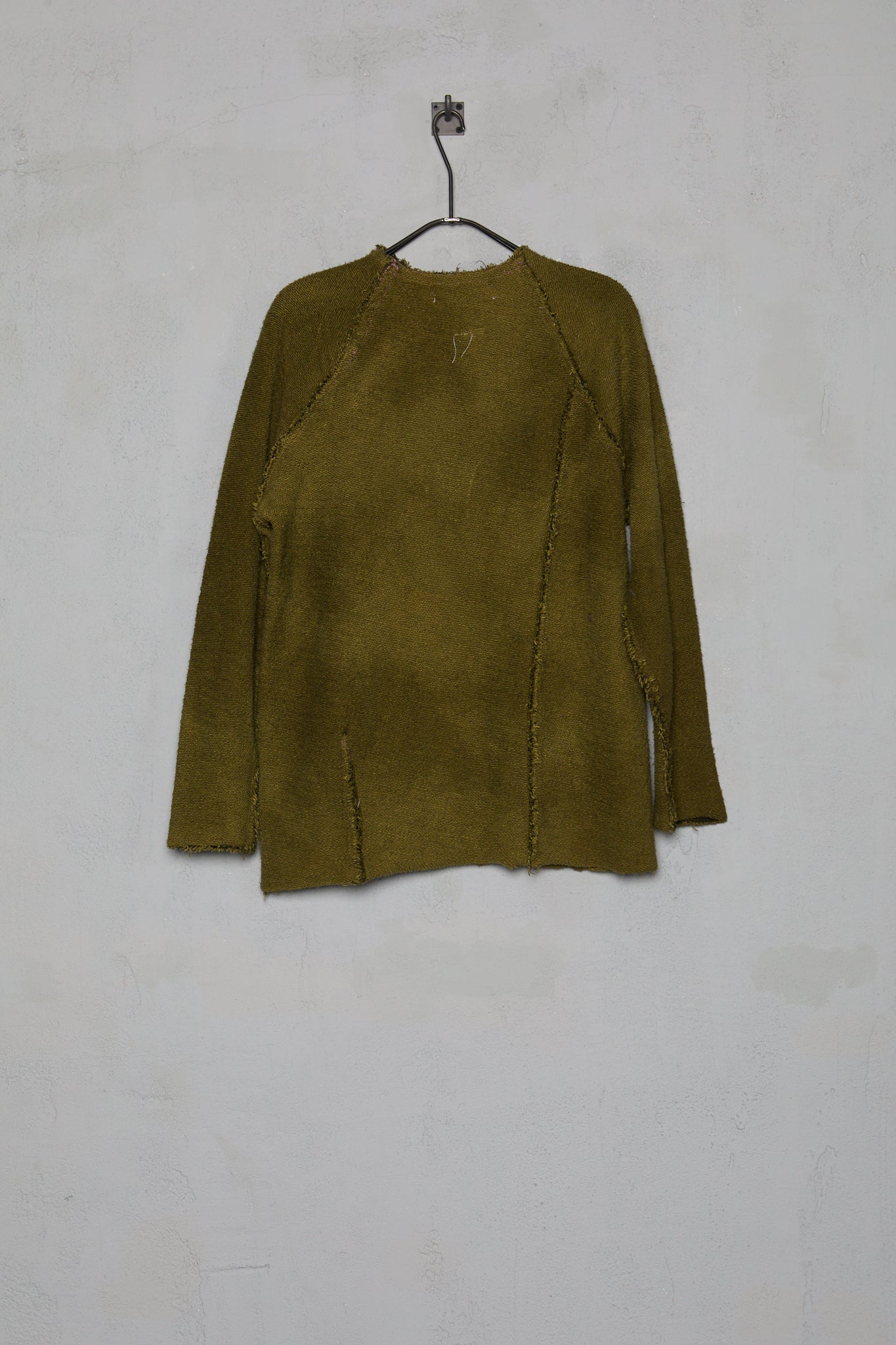 Anecho Womens Raglan Pullover Reversed Terry in Terry Cotton