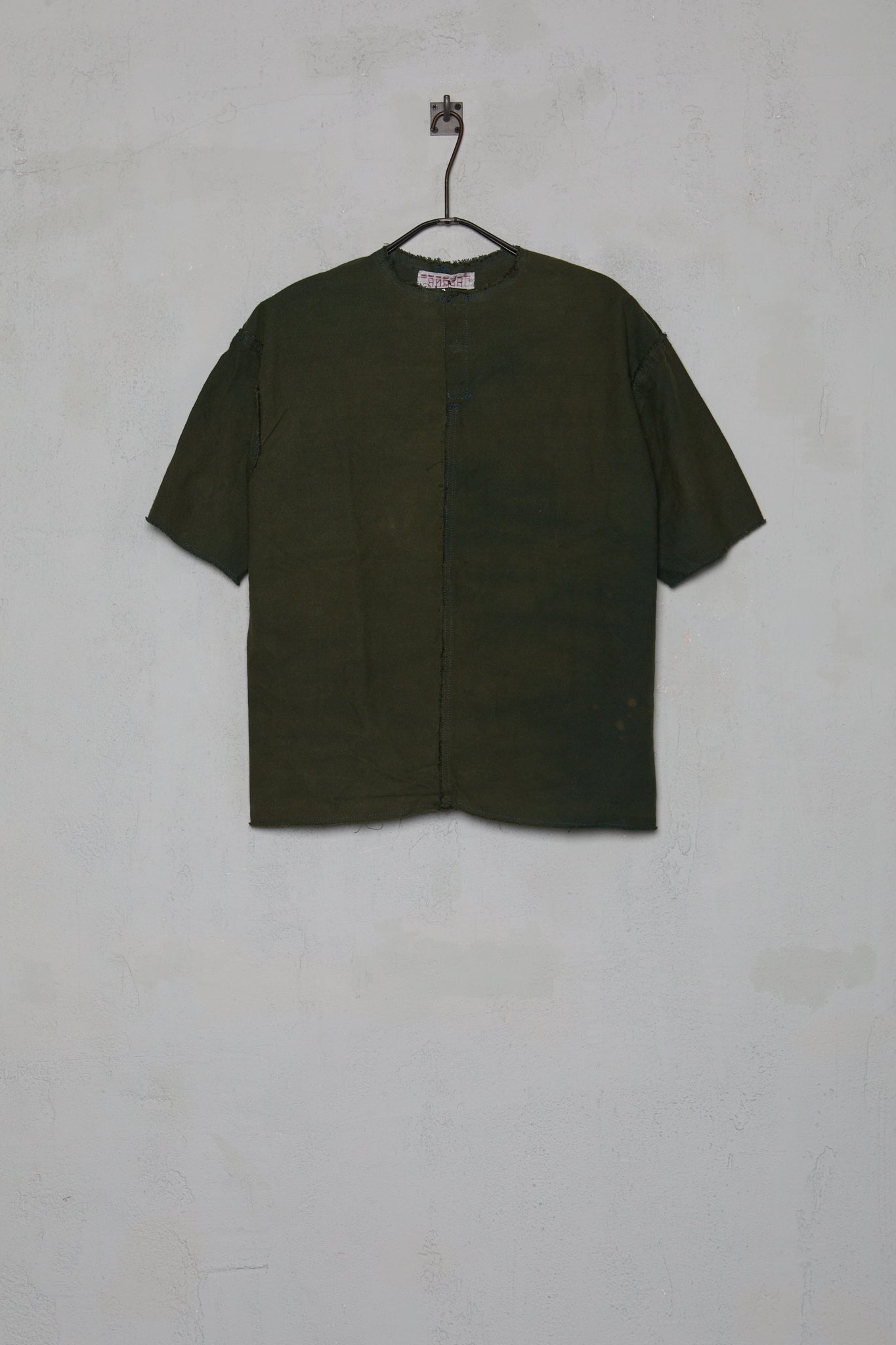 Anecho Mens Short Sleeve T-Shirt in Hand-dyed Organic Cotton