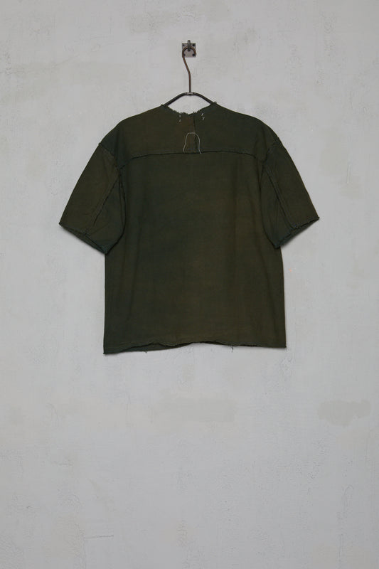 Anecho Mens Short Sleeve T-Shirt in Hand-dyed Organic Cotton